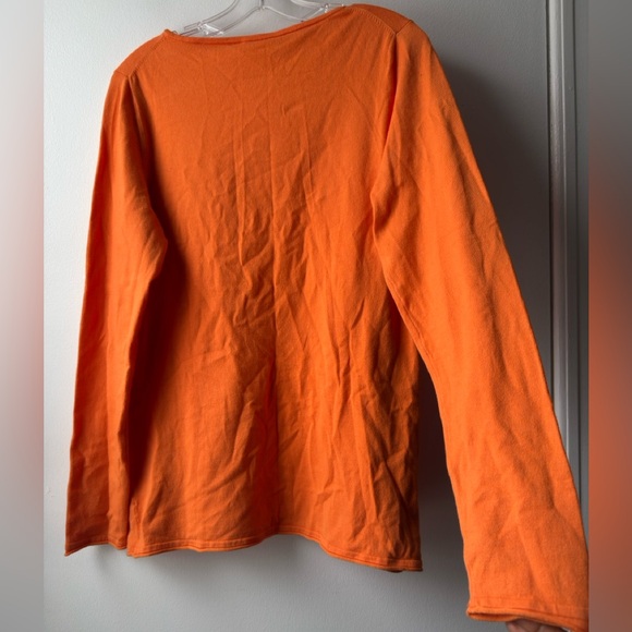 Minnie Rose Vibrant Orange Long Sleeve Tee - Picture 8 of 12